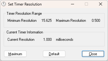 TimerResolution